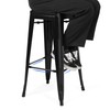 Yaheetech 30'' Metal Bar Stools 4PCS Bar Height Barstools Stackable