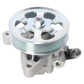Power Steering Pump w/Pulley, for Acura RSX 2002-2006, for Acura TSX 2006-2008, for Honda Accord 2006-2007, for Honda CR-V 2002/2005-2011, for Honda Element 2006-2011, Replace# 21-5419, 56110-PNB-A03