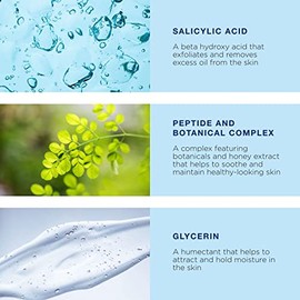 IMAGE Skincare, CLEAR CELL Salicylic Gel Cleanse, Gentle Foaming Face Wash Removes Excess Oil and Shine for Oily Prone Skin