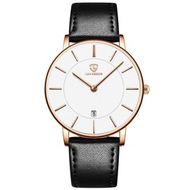 BEN NEVIS Mens Womens Watches Ultra Thin Simple Casual Fashion Analog Quartz Date Display Waterproof Wrist Watch for Men Womens