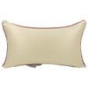 vctops Elegant Embroidered Peacock Decorative Throw Pillow Case Silky Satin