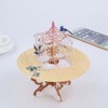 moin moin 2302me277 Message Card, 3D Pop-up/Table of Birds, Birdcage,