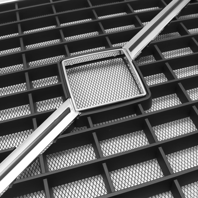 Chrome Front Grille with Bug Screen & Screws for 2004-2017
