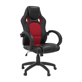 NTENSE Vortex Gaming Chair with Reclining Ergonomic High Back, Black Faux Leather