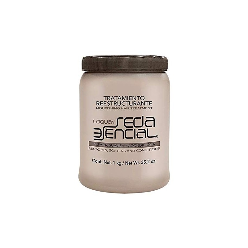 Loquay Seda Esencial Tratamiento Reestructurante, Blanco, 1000 g