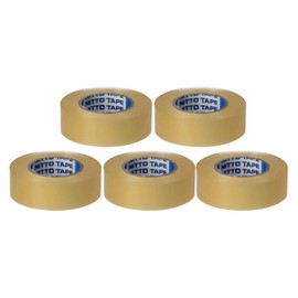 Nitoms J2598 Vinyl Tape, Small, Transparent, Pack of 5, 0.7 in (19 mm x 10 m)