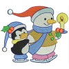 Threadart Embroidery Design Set - Snowmen(2) - 10 Designs -