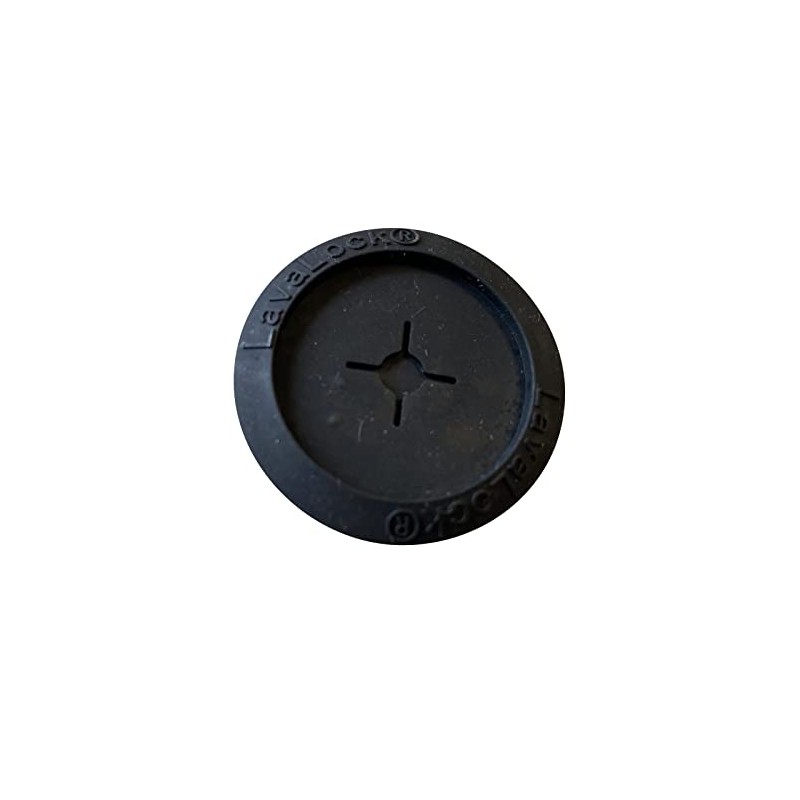 LavaLock® Black Temp Probe Grommet - BBQ Smoker Thermo Probe