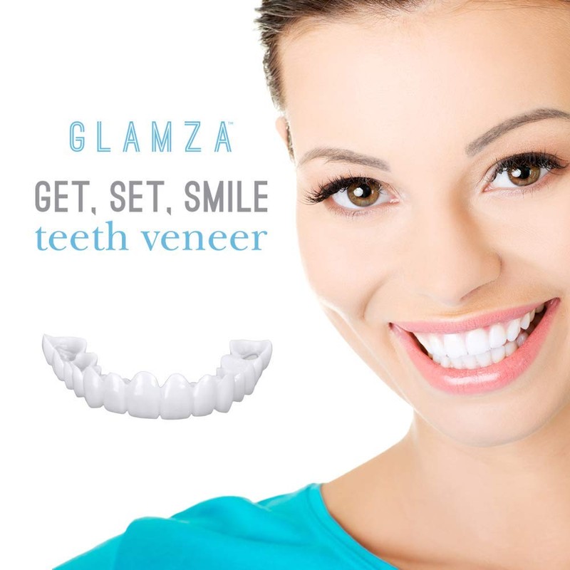 Get Set Smile GLAMZA Whitening Teeth Snap Cap On Instant