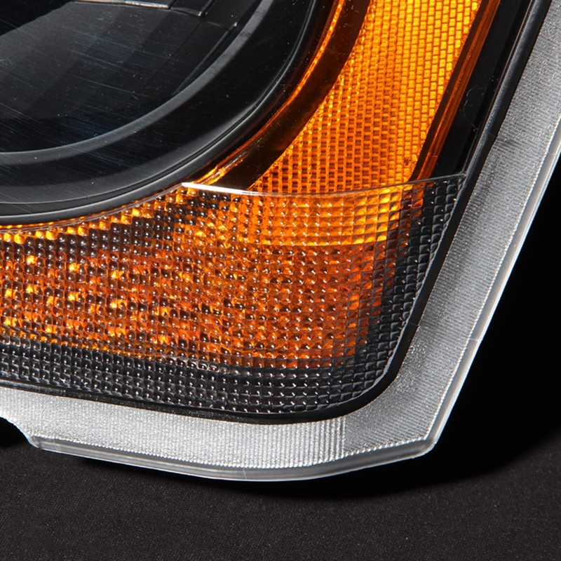 AKKON - For Dodge Durango OE Replacement Black Bezel Headlights