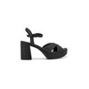Kenneth Cole REACTION Women's Reeva Platform Heeled Sandal, Black Weave,