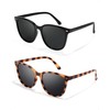 FIMILU 2 Packs Sunglasses for Women Polarized UV400 Protection Lens