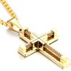 Yonhon Men's Cross Necklace for Men