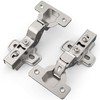 Chibery 50 Pack Inset Soft Close Concealed Frameless Cabinet Hinges,