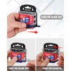 WORKPRO 50-Pack Utility Knife Blades with Dispenser, SK5 Steel Box