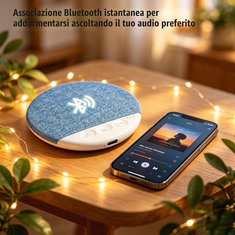PIJJWY Pillow Speaker Per Dormire, Mini Cassa Bluetooth Portatile Bluetooth