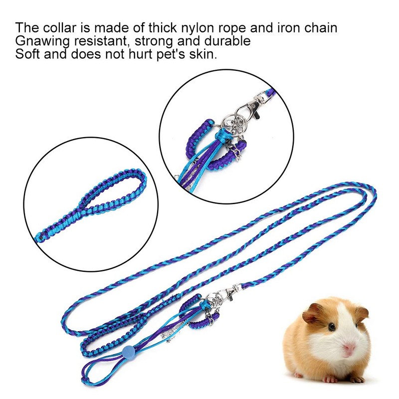 Jeanoko Small Pet Animal Leash Harness Convenient for Sugar Glider