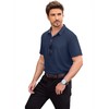 NIASHOT Polo Shirts for Men Short Sleeve T-Shirts Golf Tactical