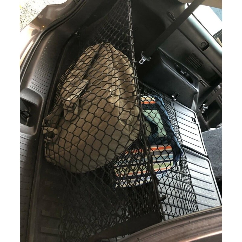 EACCESSORIES EA(2 Qty) Rear Trunk Organizer Cargo Nets for Toyota