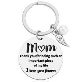 Gifts for mom from Daughter Son Mothers Day Gifts for Birthday Best Mom Ever Mom Keychain