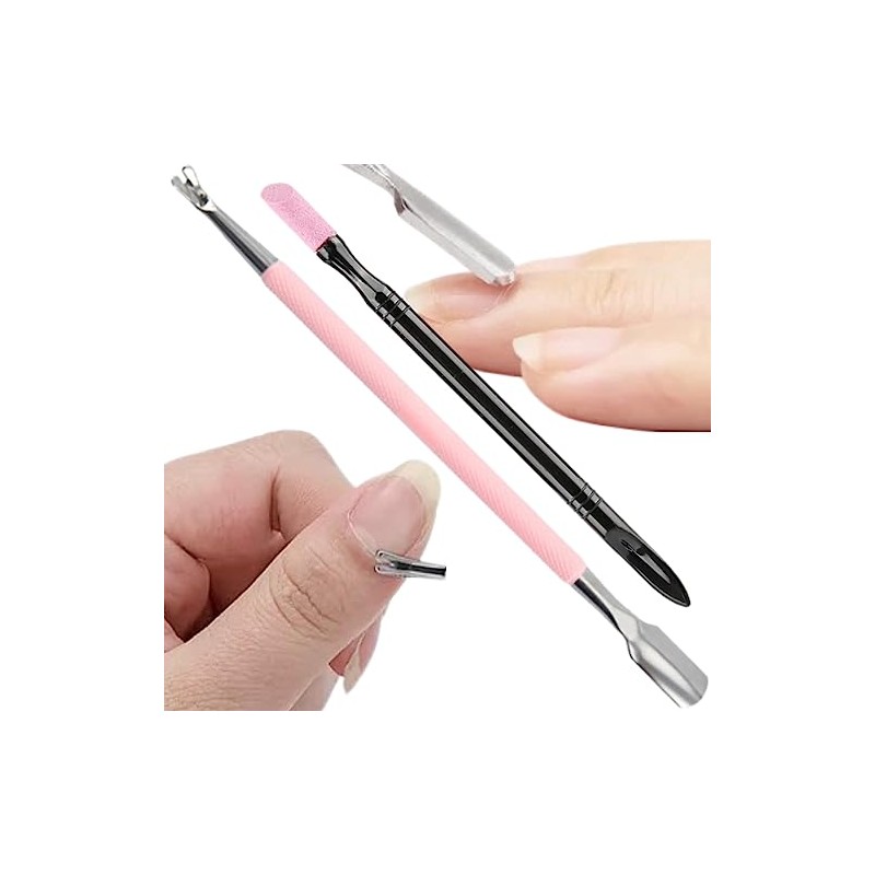 FinalState Cuticle Pusher, Cuticle Trimmer, Ceramic Pusher, Cuticle Treatment, Easy