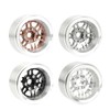 KEEDA Pack of 4 Metal 1.9 Inch Beadlock Wheels Rims