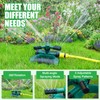 UNIFUN UNIFUN Sprinkler for Yard, Rotating Water Garden Sprinkler for