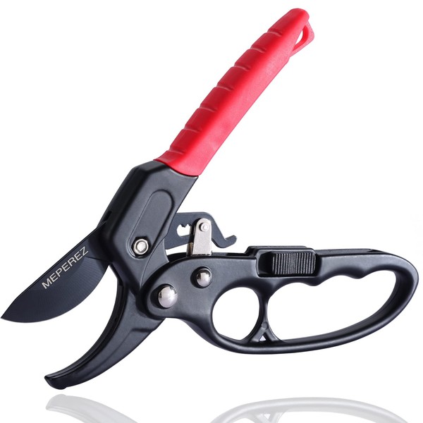 Pruning Shears, Premium Garden Clippers, 3 Times Easy to Work,