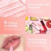 BoloShine 6pcs Plumping Lip Gloss Tinted, Fruit Flavoured Moisturizing Lip