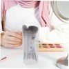 BUGUUYO 2pcs Adjustable Makeup Brush Holder Organizer Lid Compact Desk