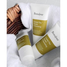  Bonajour IVE Face Wash Foam, Green Tea, Organic, Rough Skin, Moisturizing, Moisture Care, Hypoallergenic, Tone-Up, Elastic, Korean Cosmetics, Skin Care, Ranking, Reviews, 5.1 fl