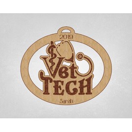 Vet Tech, Vet Tech Ornament, Vet Tech Christmas Tree Ornament, Vet Tech Gift