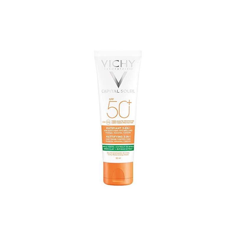 Vichy Protector Solar Anti Brillo Capital Soleil Matificante 3en1 Fps