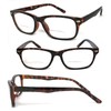VeryHobby Retro Rectangular Frame Mens Womens Clear Lens Bifocal Reading