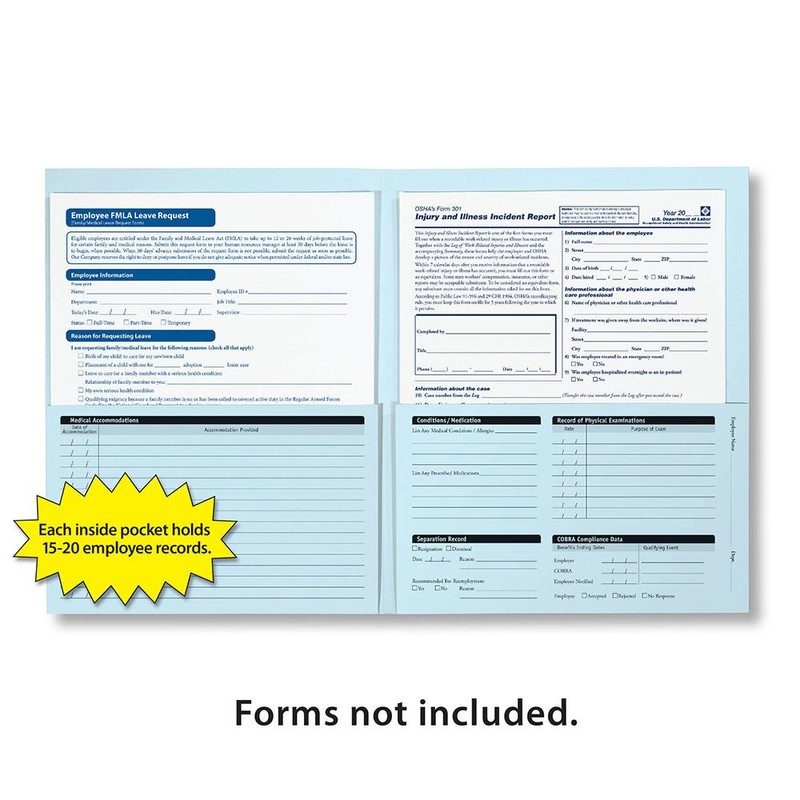 ComplyRight Confidential Employee Medical Records Expanded Folder | 11-3/4” x