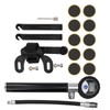 Bicycle Digital Display Air Pump with Needles Hose Kit Bike