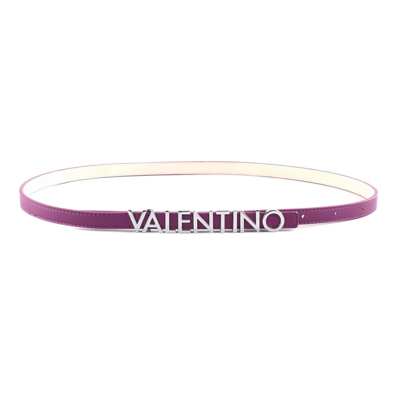 Valentino Women's Belty Belt, Mauve/Silver, XL, Mauve/Silver