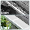 Daisypower Gutter Guards,4", 5", 6" Stainless Steel DIY Leaf Protection,Micro-Mesh