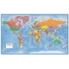 Swiftmaps 24x36 World and USA Classic Premier 3D Two Wall