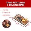 Tomcat Wooden Mouse Traps - Disposable Non-Chemical Mouse Trap for