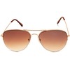 Eyelevel Colonel Pilot Style Men's Sunglasses Gold Effect One Size