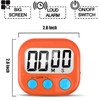 2 Pack Digital Kitchen Timer for Cooking Big Digits Loud
