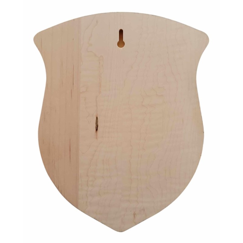 Whitetail Deer Antler Mounting Kit, Solid Wood Plaque, Includes All