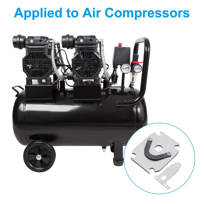PATIKIL Air Compressor Valve Plate, 2 Set Metal Air Compressor