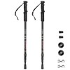 SPOTRAVEL Telescopic Trekking Poles, 2 Pack Aluminum Hiking Sticks, Lightweight