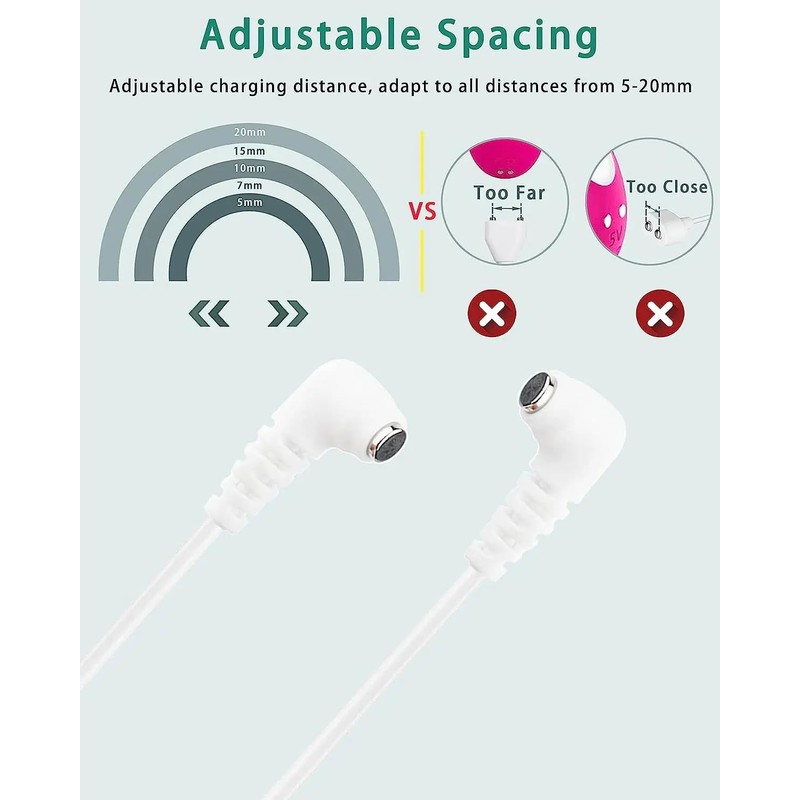 BFZDYQL Magnetic Universal USB Fast Charging Cable Cord for Massager,