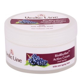 Vedicline BioRhythm Active Cream For Anti -Ageing with Almond Oil, Olive Oil & Avocado Oil for Beautiful Younger Looking Skin, 50ml