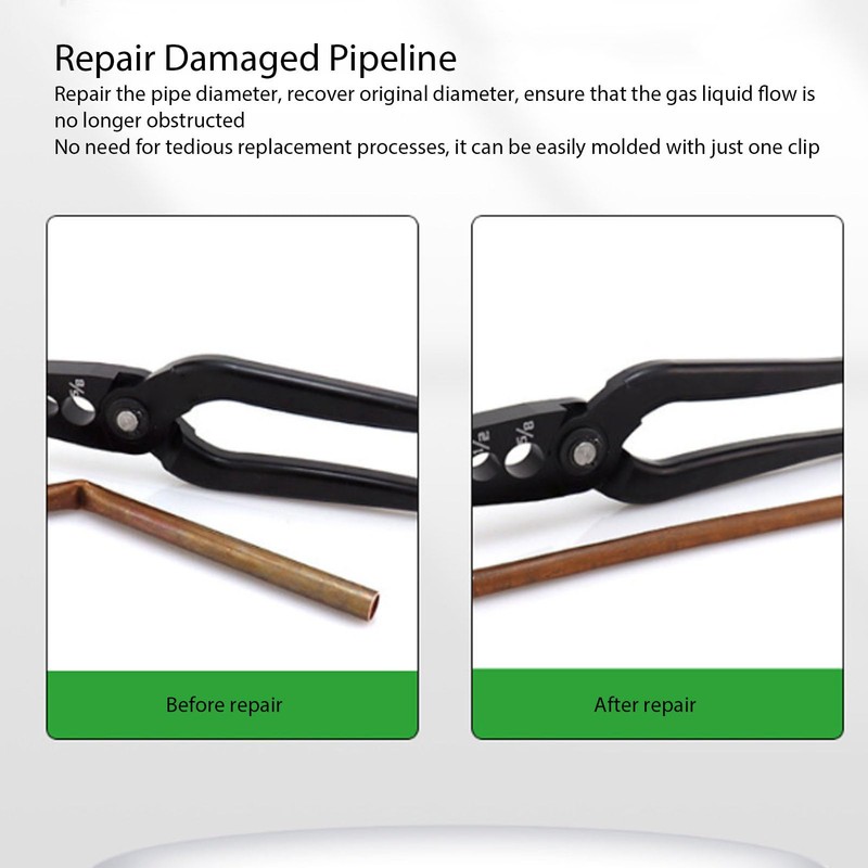 Versatile Copper Tube Repair Plier for Aluminum, Stainless Steel, Thin