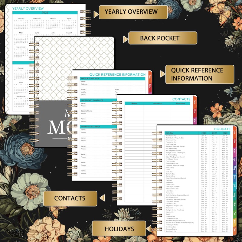 2026 Planner - Planner 2026, Jan 2026 - Dec 2026,