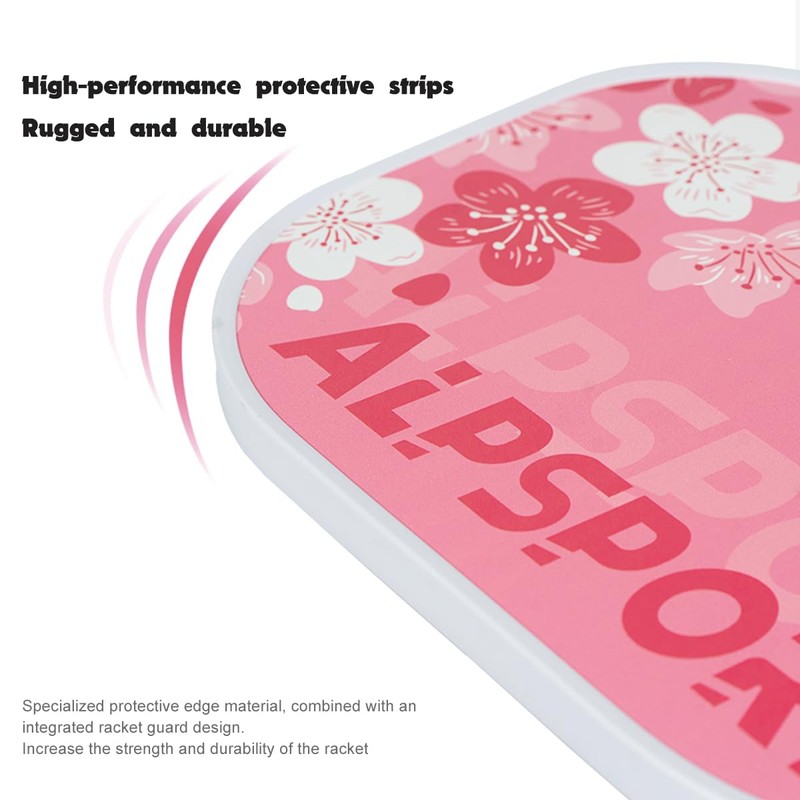 ALPSPORT Sakura Pink Pickleball Paddles Set of 1/2, USAPA Approved